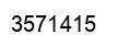 Number 3571415 black image