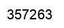 Number 357263 black image