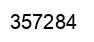 Number 357284 black image