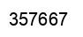 Number 357667 black image