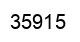 Number 35915 black image