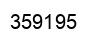 Number 359195 black image