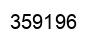 Number 359196 black image