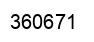 Number 360671 black image