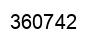 Número 360742 imagen negro