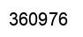 Number 360976 black image
