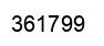 Número 361799 imagen negro