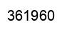 Number 361960 black image
