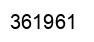 Number 361961 black image