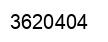 Number 3620404 black image