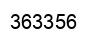 Number 363356 black image
