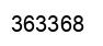 Number 363368 black image