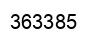 Número 363385 imagen negro