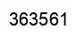Number 363561 black image