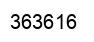 Number 363616 black image