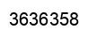 Número 3636358 imagen negro
