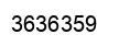 Número 3636359 imagen negro