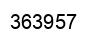 Number 363957 black image