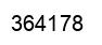 Number 364178 black image