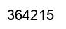 Number 364215 black image