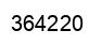 Number 364220 black image