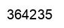 Number 364235 black image