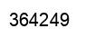 Number 364249 black image