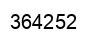 Número 364252 imagen negro
