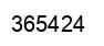 Number 365424 black image