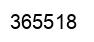 Number 365518 black image