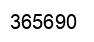 Número 365690 imagen negro