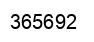 Número 365692 imagen negro