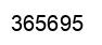 Número 365695 imagen negro