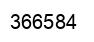 Number 366584 black image