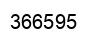 Number 366595 black image
