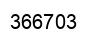 Number 366703 black image