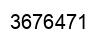 Number 3676471 black image