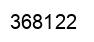 Number 368122 black image
