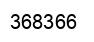 Number 368366 black image