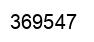 Number 369547 black image