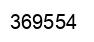 Number 369554 black image