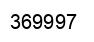 Number 369997 black image