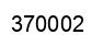 Number 370002 black image