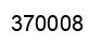 Number 370008 black image