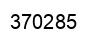 Number 370285 black image