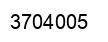 Number 3704005 black image