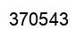 Number 370543 black image