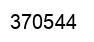 Number 370544 black image