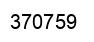 Number 370759 black image