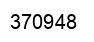 Number 370948 black image